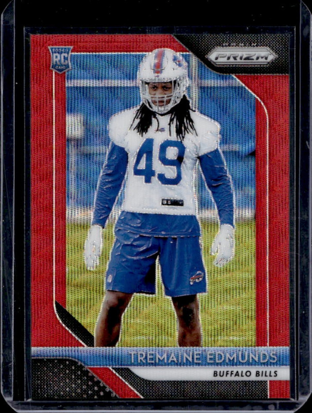 Tremaine Edmunds Panini Prizm #247 Red Wave
