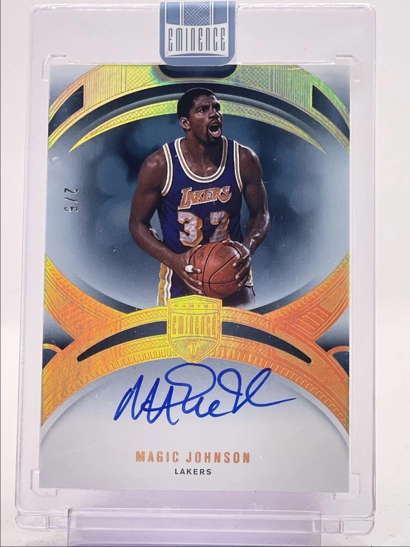 Magic Johnson Basketball Serial Numbered Sports Trading Cards