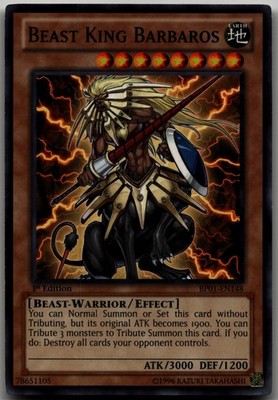 Beast King Barbaros (Starfoil) Starfoil Rare Battle Pack: Epic Dawn BP01-EN148 L