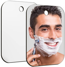 Shower Mirror Fogless for Shaving, 10.7 X 8 Inches Frameless Travel Unbreakable