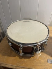 C B SP SERIES 14" SNARE DRUM Drums Nice NO Set Cherry Red