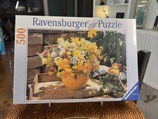 2013 Ravensburger Puzzle 500 Pieces  Wildflower Bouquet New In Box Vintage 2002