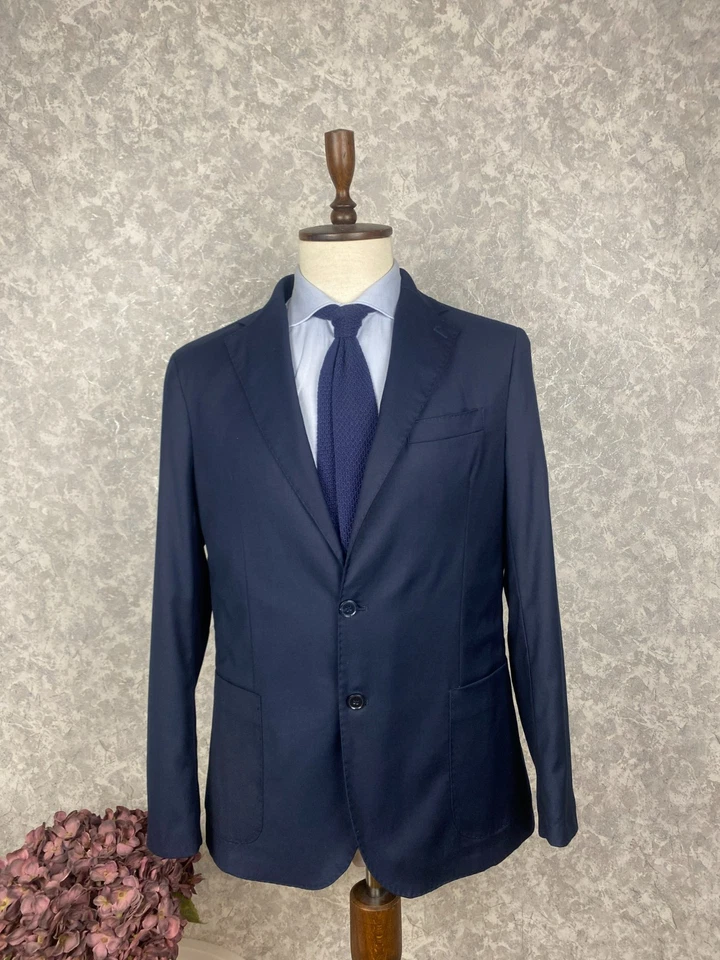 NWOT! Linea Sartoriale Italian Wool Blue 2 Piece Italian Suit 40, EU 50 W36 L33 - Image 3 of 4