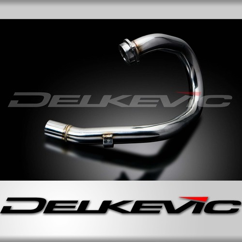 Tubo descendente de cabezal de escape de acero inoxidable Delkevic para DRZ400S y DRZ400SM - Imagen 2 de 4