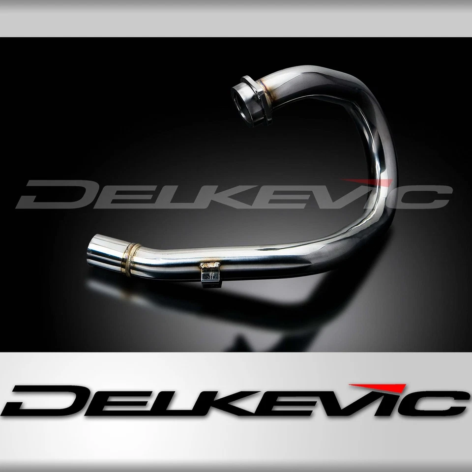 Delkevic Stainless Exhaust Header Downpipe for DRZ400S & DRZ400SM - Image 2 of 4