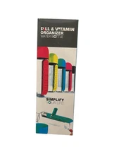 2 in 1 Water Bottle with Pill Box 600ml 7 Day Organizer BPA-Free Travel Cup