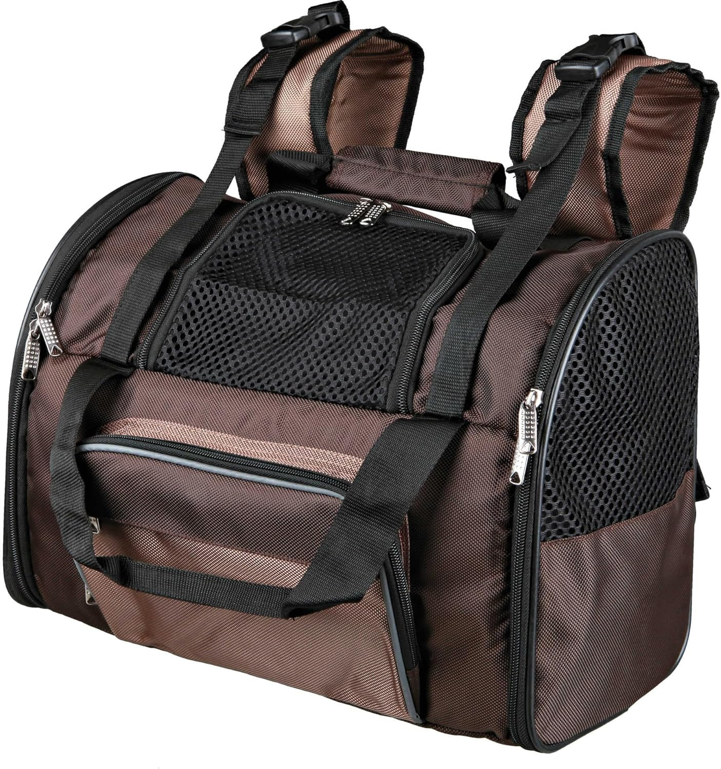 Zaino Trixie 28871 Deluxe - Trasportino Confortevole per Cani e Gatti