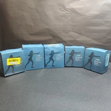 Lot Of 5 Letsfit Resistance Bands Set Exercise Bands w/ Handles Training Tubes