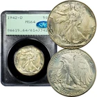 1942-D Walking Liberty Half Dollar 50c Rattler PCGS MS64 CAC