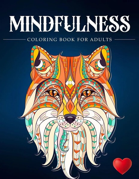 Mindfulness Coloring Book For Adults Adult Coloring Books (U. A.) Taschenbuch-image