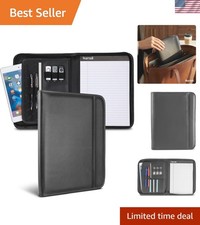 Professional Padfolio, Faux Leather Junior Po...