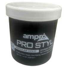 Ampro Pro Styl Regular Hold Protein Styling Gel 15 oz Vegan AlcoholFree NonFlake