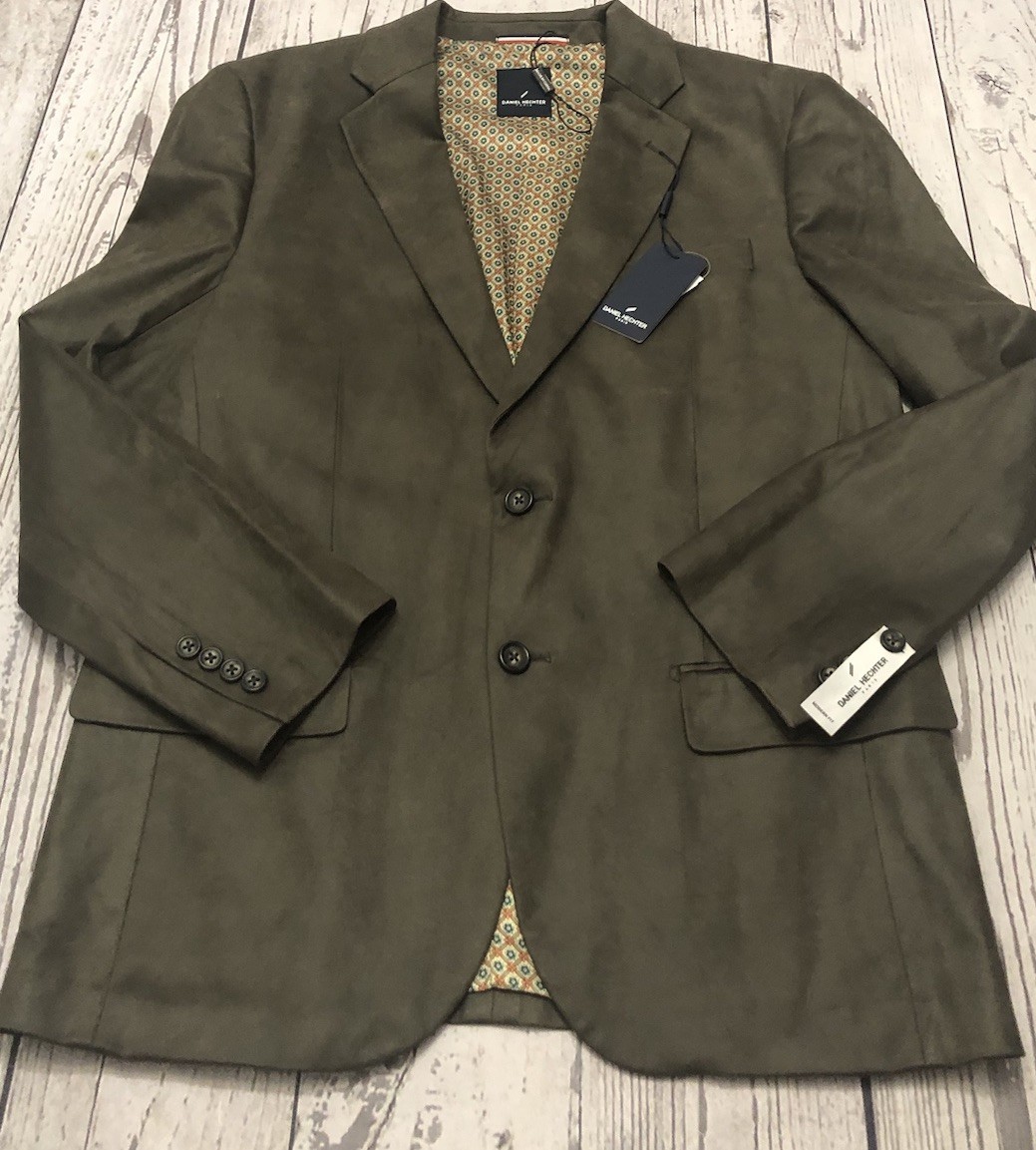 Daniel Hechter Paris Men’s Style 286230 Norris Faux Suede Sport Coat Size 40R image 4