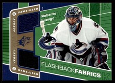 2007-08 SPx Flashback Fabrics Roberto Luongo Vancouver Canucks #121