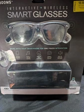 Microbooms interactive Wireless Smart Glasses Black Frames NEW IN BOX sunglasses