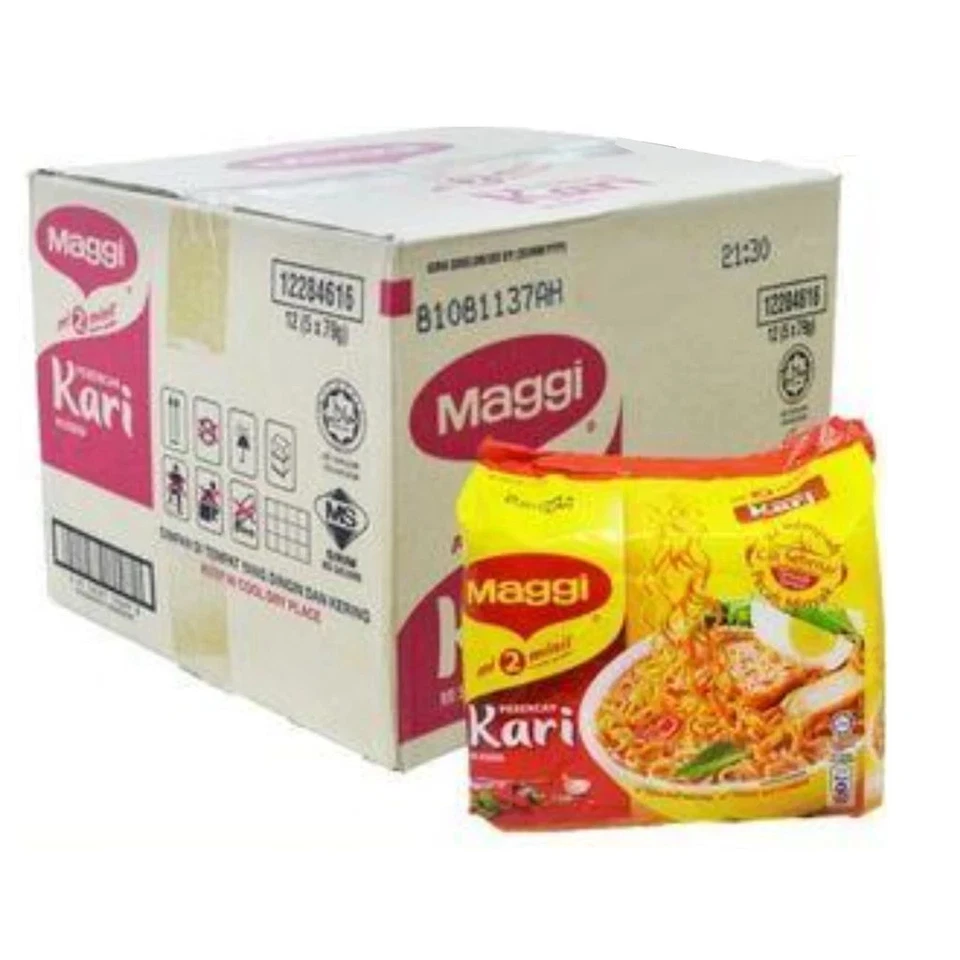 Fideos instantáneos MAGGI 2 minutos (paquete de 60 / 1 caja) MULTI OPCIONES SABORES Foto 3 de 4