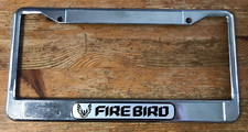 Marco de matrícula Pontiac Firebird de colección marco de metal cromado transmisión am