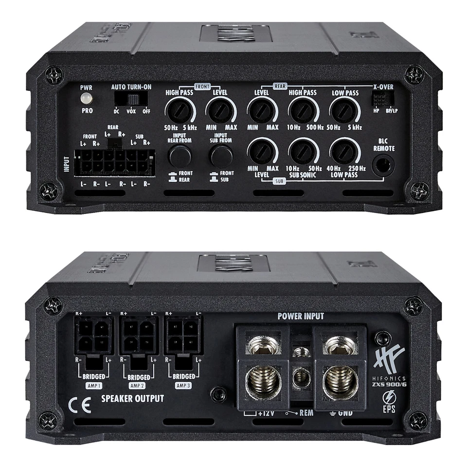 Hifonics 1100 Watt RMS digitaler 5-Kanal-Verstärker ZXS1100/5 Zeus Street Auto - Bild 2 von 2