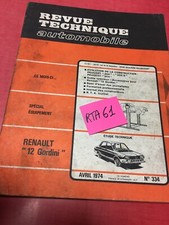 Revue technique Renault R12