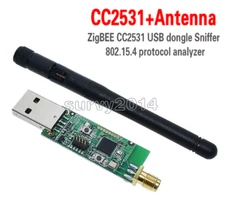 USB CC2531 Sniffer Board Wireless Zigbee Analyzer Module with External Antenna