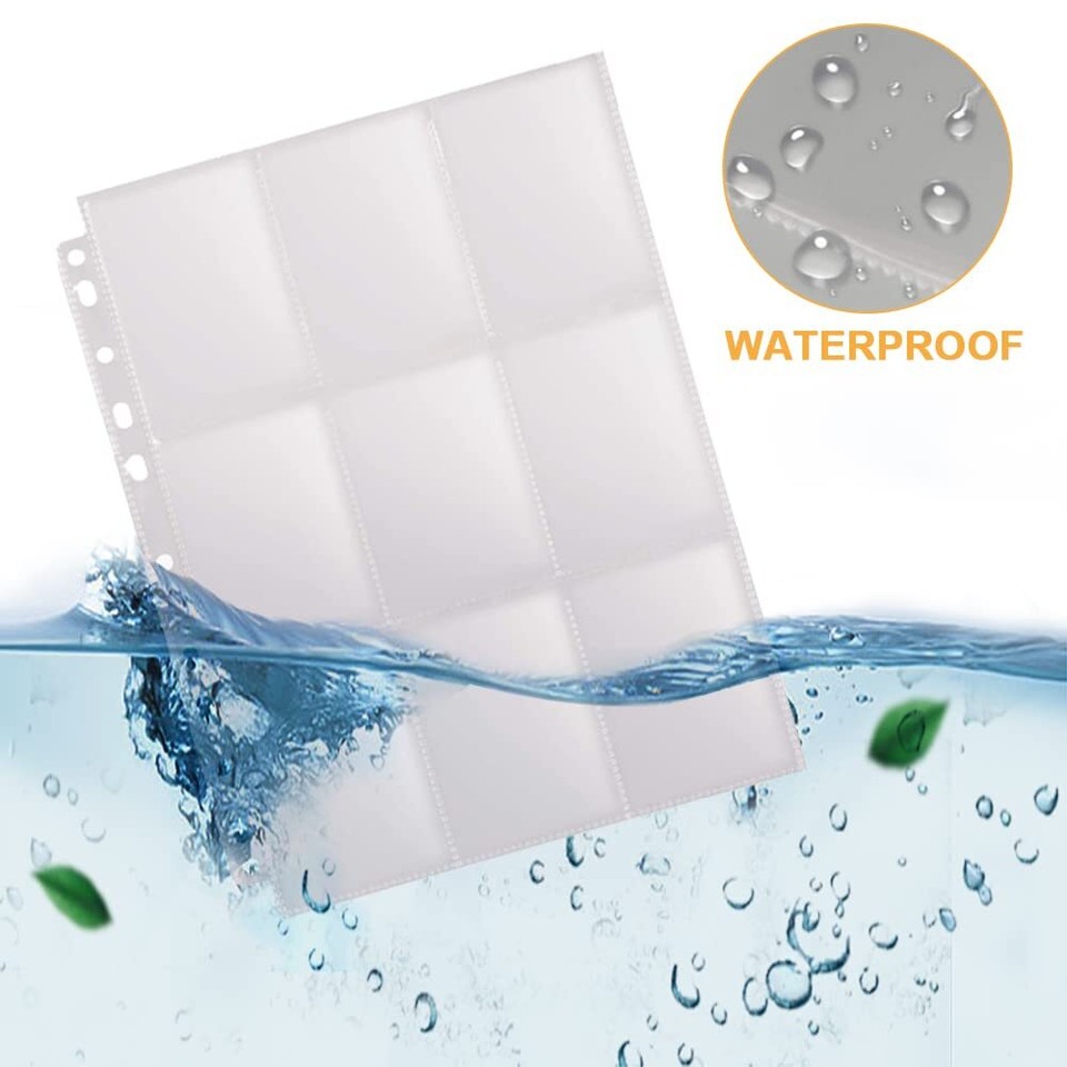 540 Pocket Baseball Card Sleeves – 9-Pocket Plastic Protector Sheets For Sports Cards