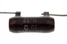 Ohmite 10 ohm, 8 watt, 1506 Brown Devil vitreous enameled resistor, Lot of 5