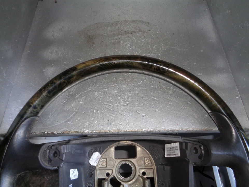 VW Touareg 7L 5.0 V10 Lenkrad Airbaglenkrad Wurzelholz TRW 3D0419091AA - Bild 3 von 4