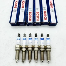 6 Spark Plugs Double Platinum Set For Bosch MERCEDES-BENZ E350 V6-3.5L 2006-2011
