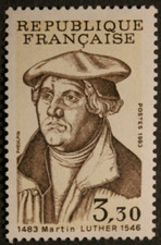 Timbre - FRANCE - Martin LUTHER - 1983 - Neuf ** - YT2256