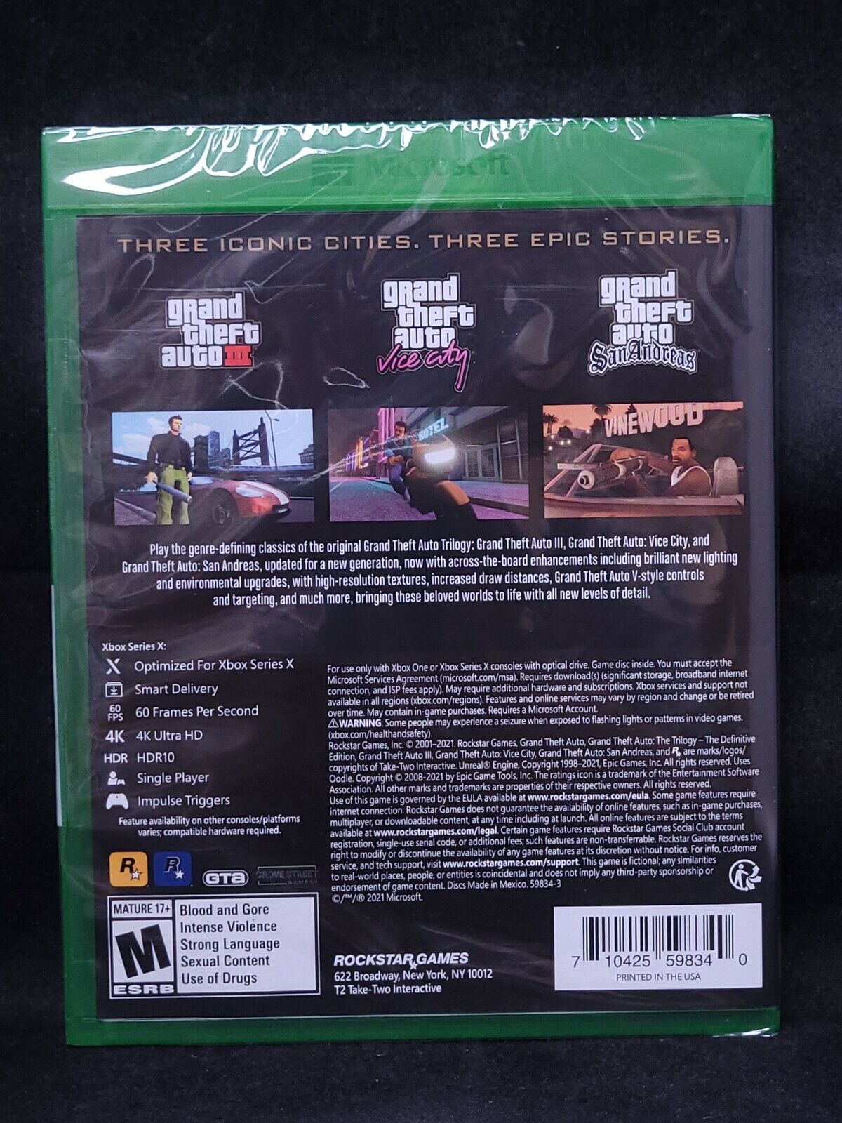 Grand Theft Auto: The Trilogy - Xbox One / Xbox Series Código 25 Dígitos -  Gameforfun