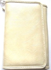 Croft & Barrow Women's Nancy Indexer Trifold Wallet Bone White $30 New 