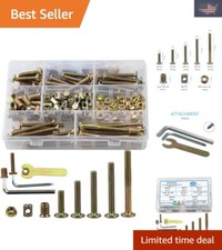 150PCS M6 Kit Crib Screws Hardware Replacement Kit Hex Socket Head Cap Screws...