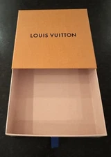 Louis Vuitton Box Drawer Style Box Empty Authentic Box 6 3/4" x 6 1/2" x 1  3/4”