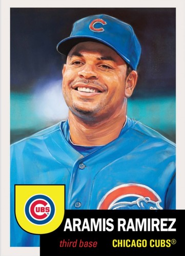 TOPPS BASEBALL MLB LIVING SET CARD CHICAGO CUBS ARAMIS RAMIREZ #826