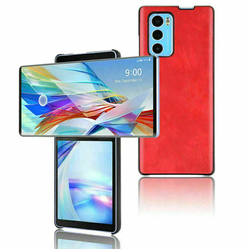 Phone Case Solid Color Back Cover Wear-resistant Retro Shell for LG Wing 5G