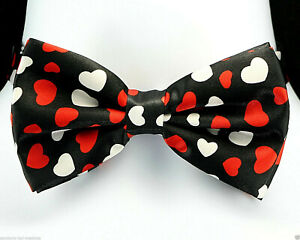Valentine Hearts Bow Tie