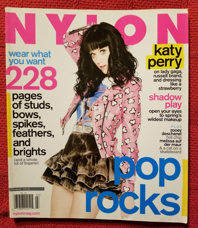NYLON Magazine March 2010 Katy Perry Zooey Deschanel