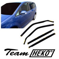 Windabweiser Regenabweiser Heko FüR VW Touran 2003-2014 5-TüRer 4-Tlg