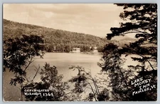 Fairlee Vermont VT Lake Morey Inn Real Photo Postcard RPPC 1930s-40s