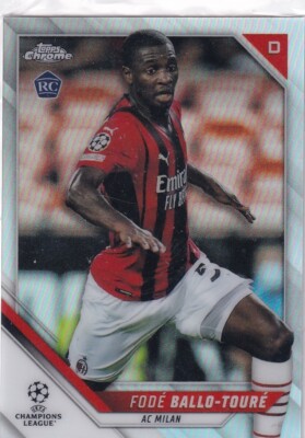 Topps Chrome Champions League 2021/22 Nr. 98 Fode Ballo-Toure Rookie Refractor