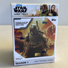 2022 Topps Star Wars Book of Boba Fett Cards - Season Blaster Box Patch Card