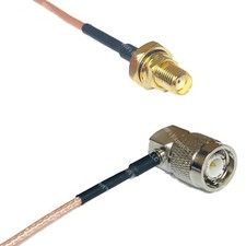 RG316 SMA Female O-Ring to TNC Male Angle RF Cable Rapid-SHIP LOT