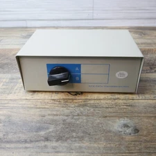 Vintage S. C. E. Data Transfer Switch Input Output A/B Pre-Owned