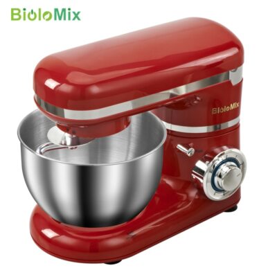 1200W 4L Stainless Steel Bowl Stand Mixer Cream Egg Whisk