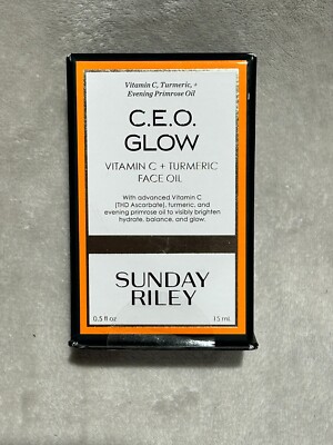 Sunday Riley CEO Glow Oil 15 ml. Facial Moisturizer 817494013290| eBay