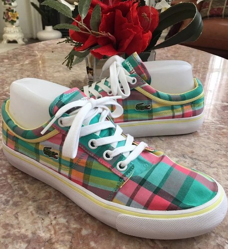 lacoste multicolor sneakers