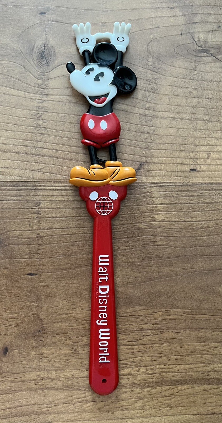 VTG 70s Mickey Mouse Back Scratcher 15.5 Inch Disney World Souvenir Hong Kong