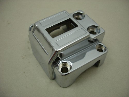 SWITCH HOUSING HANDLEBAR CONTROL START HORN TURN HARLEY IRONHEAD XLH XLCR CHROME - Picture 3 of 5