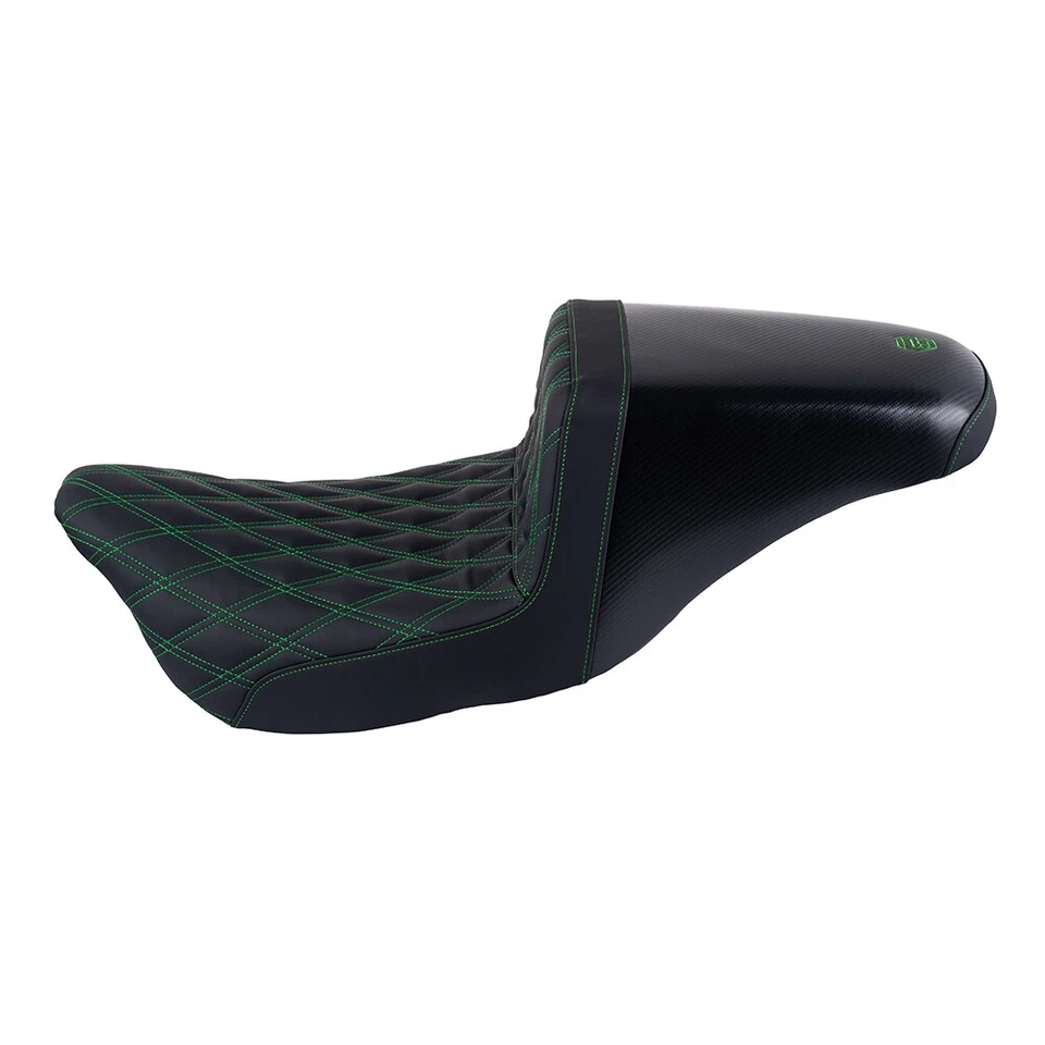 Advanblack Assault Seat зеленые швы подходят для Harley Davidson Touring 2009+ - Изображение 3 из 4