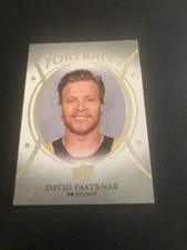 2018-19 UPPER DECK HOCKEY Series 1 UD PORTRAITS DAVID PASTRNAK P-24